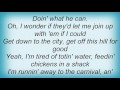 Stan Ridgway - Running With The Carnival Lyrics