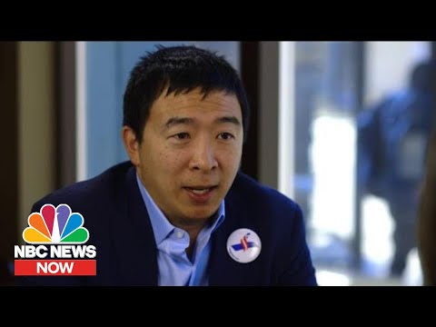 Spending The Day On The Trail With Andrew Yang | NBC News Now