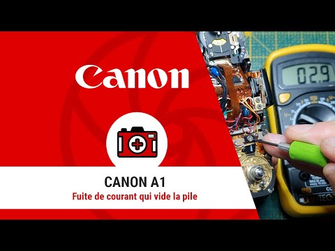 Canon A1 - Fuite de courant qui vide la pile