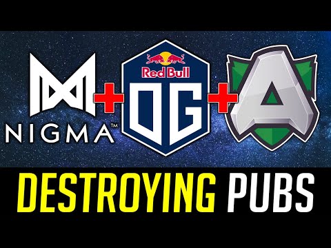 SAKSA, ILTW & LIMMP Bullying EU pubs - OG x NIGMA x ALLIANCE DOTA 2