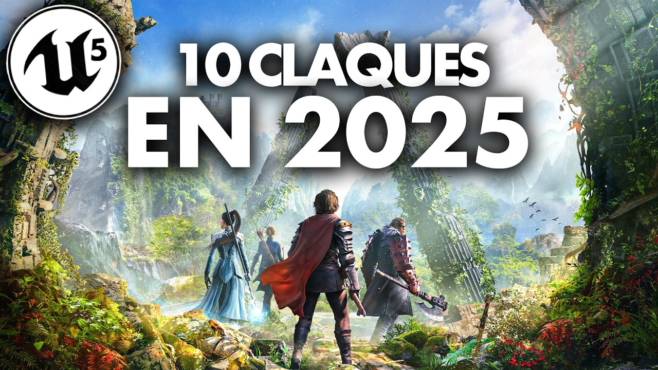 10 CLAQUES Unreal Engine 5 en 2025 ! 🔥 (Inzoi, Marvel Rise of Hydra, Archage Chronicles...)