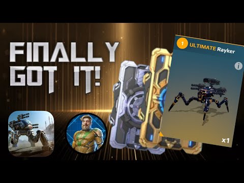 FINALLY GOT ULTIMATE RAYKER! 7 TITAN +3 BOUNTY DATA PAD ICARUS CYBER SHOW EVENT OPENING!(War Robots)