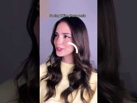 Seeing if I’m actually photogenic😳👀