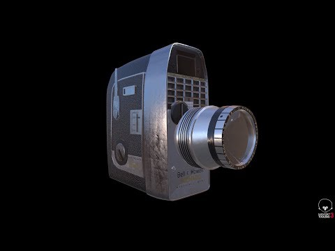 Zoomatic Camera 3D model/texture turntable