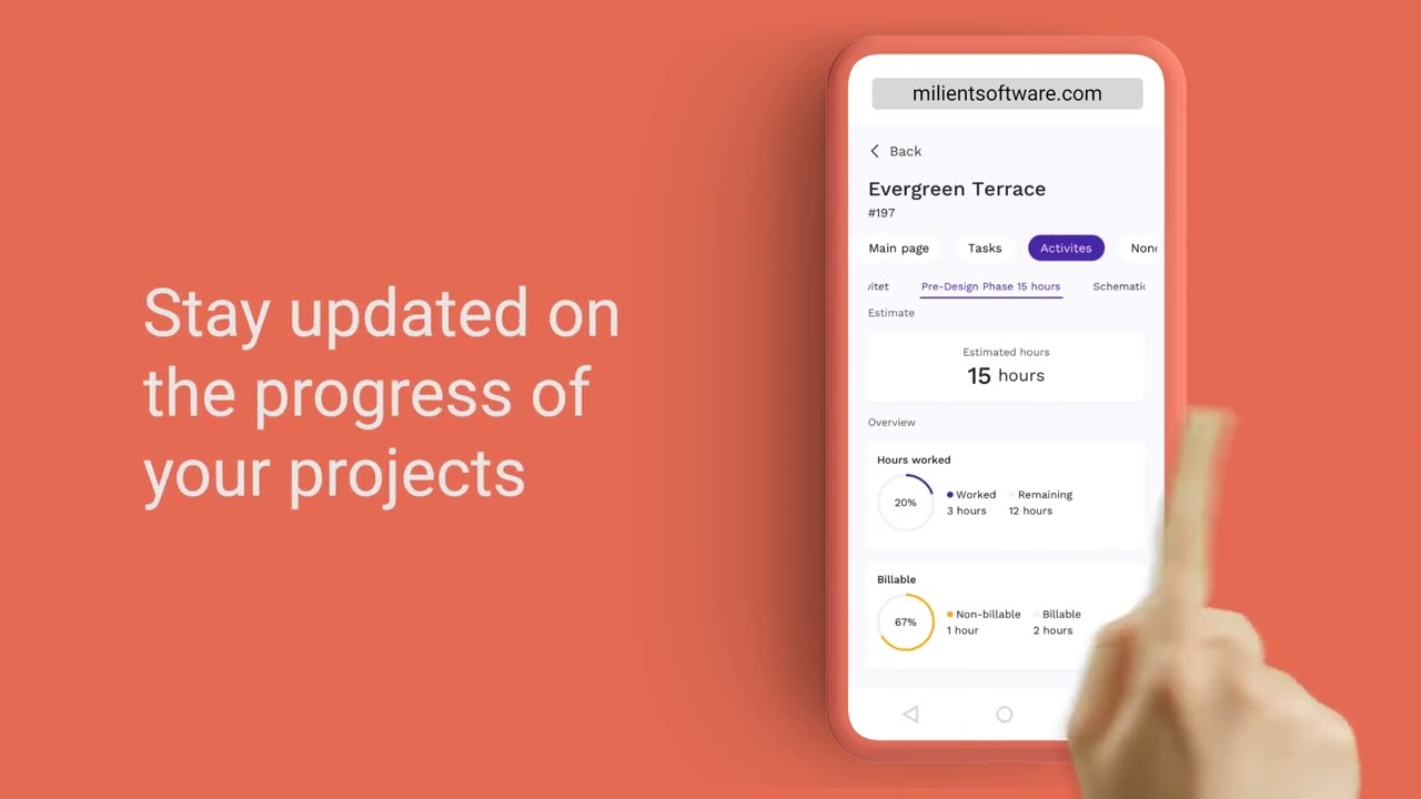 Project management on the go - with Milient