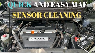 Honda crv 3rd gen mass air flow sensor cleaning