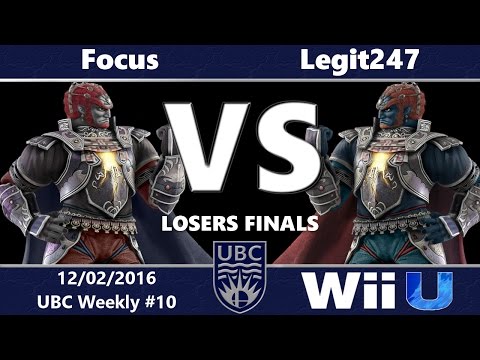 UBC Fall #10: Losers Finals - Focus (Ganondorf) vs Legit247 (Ganondorf)
