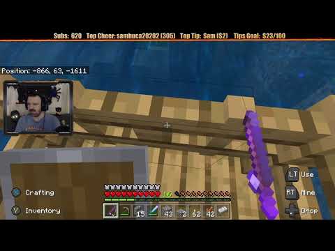 Minecraft "Chill Stream" Oct. 20, 2019 pt2 - Job Conclusion! On Hold, For Now...