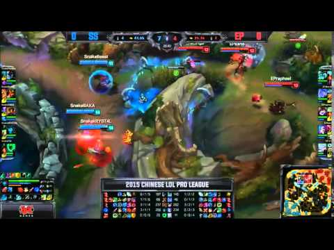 Snakes Baka Viktor VS EP Raphael Lulu Game 1 Highlights   2015 Spring LPL W9D3