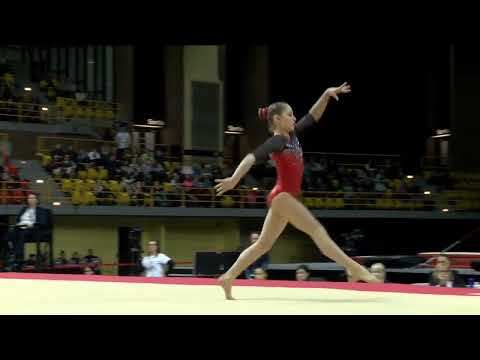 Ana Padurariu Floor 2017 Junior Gymnix