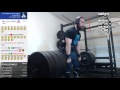 BajheeraIRL - BEAST 425x2 DEADLIFT PR [LIVE ON STREAM] - Natural Powerbuilding