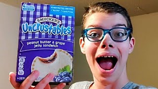 Smuckers Uncrustables Mukbang!
