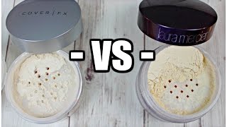 Battle of the LOOSE POWDERS | CoverFX vs. Laura Mercier