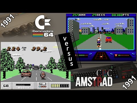 Commodore 64 vs. Amstrad CPC - 8 games from 1991