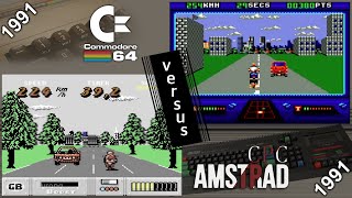Commodore 64 vs. Amstrad CPC - 8 games from 1991