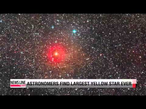 Astronomers find largest yellow star ever