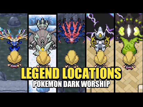 POKEMON DARK WORSHIP 3.1 - ALL LEGENDARY POKEMON LOCATIONS