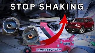 Fix the Clunk, Vibration! Jeep Patriot Front Engine Mount Replacement (2007-2017) Easy DIY