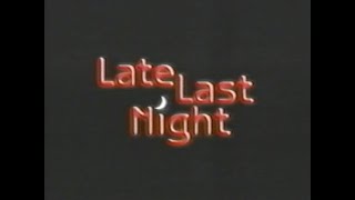 "Late Last Night" (1999) VHS Movie Trailer