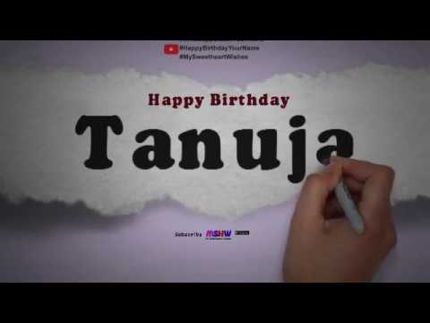 Happy Birthday Tanuja | Whatsapp Status Tanuja