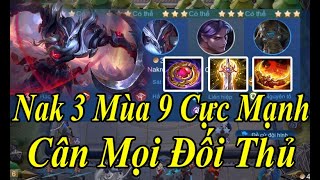Đội Hình Mạnh Nhất Cờ Liên Quân Mùa 9 Sát Thủ Nguyên Tố Nak 3 Múa Quạt Bay Mọi Đối Thủ