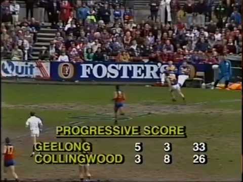 Fitzroy Lions vs West Coast 1991 - Second Quarter