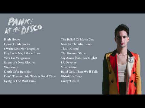 Panic! At The Disco | Top Songs 2023 Playlist | High Hopes, I Write Sins Not Tragedies...