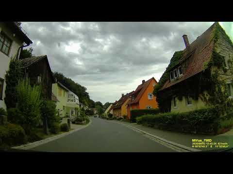 D: Gemeinde Trebgast. Landkreis Kulmbach. Rundfahrt durch den Ort. August 2020