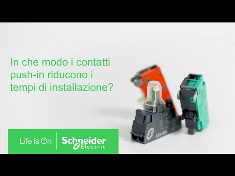 Come i contatti Harmony push-in riducono i tempi di cablaggio
