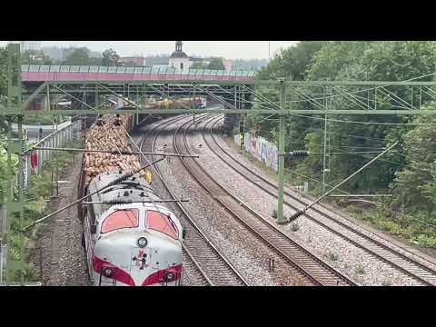 Svenska tåg del 6 Godstrafik i Stockholm under hösten 2025 