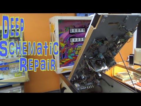 Deep Schematic Repair Of A 1976 Gottlieb TARGET ALPHA E.M. Pinball Machine - Startup Issues
