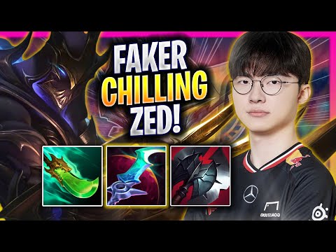 FAKER CHILLING WITH ZED! - T1 Faker Plays Zed MID vs Qiyana! | Season 2025