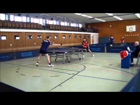 Marc Schinkel - Jan Hermann (Tischtennis 2015)