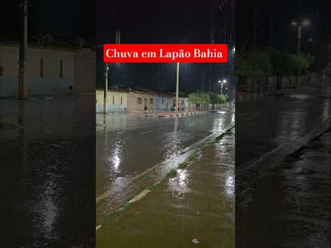 Chuva na cidade de Lapão Bahia