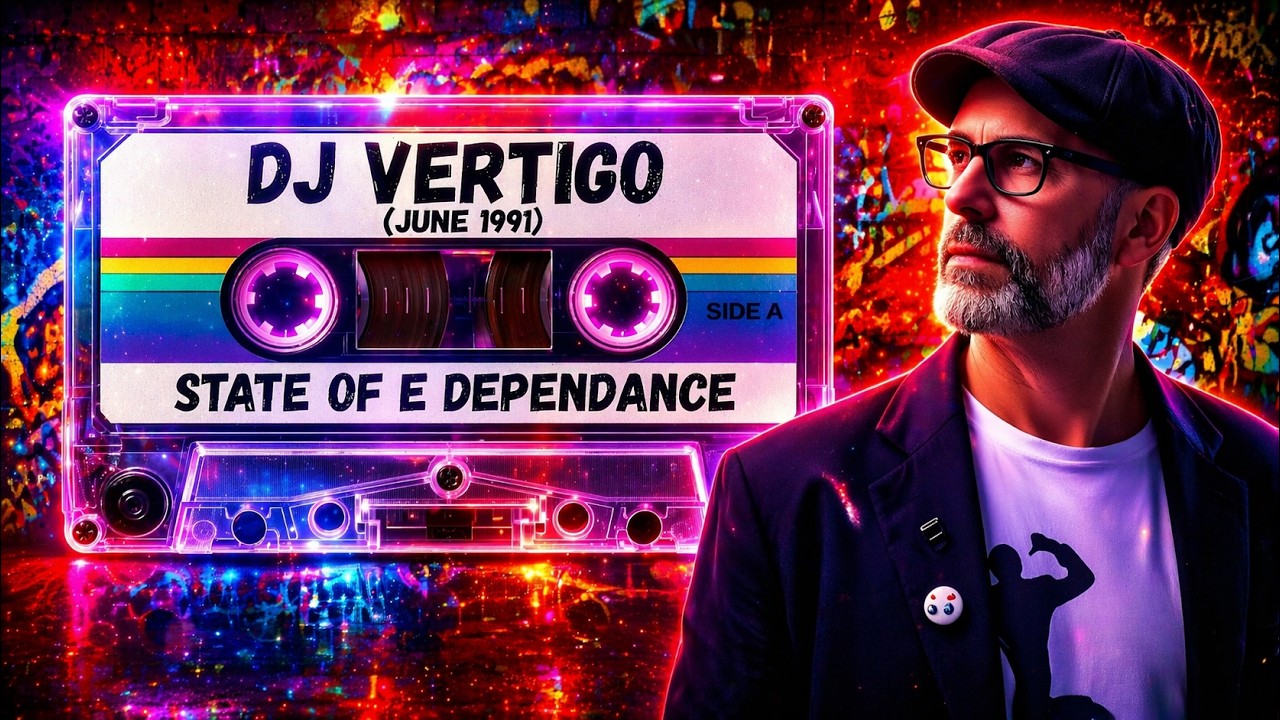 Rare UK Rave Tape #housemusic  #mixtape  Hardcore90s DJ Vertigo - State Of E Dependance (June 1991)