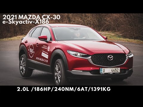 2021 e-Skyactiv-X186 Mazda CX-30 / Acceleration / Fuel consumption /