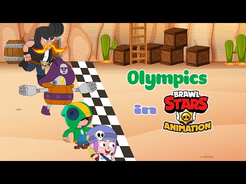 Olympics in Brawl Stars Animation Compilation - Bull x Darryl x Leon x Penny