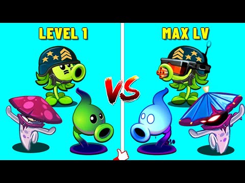 PvZ 2 v10.4.1 Discovery - Every New Plants LEVEL 1 vs MAX LEVEL - Who Will Win?