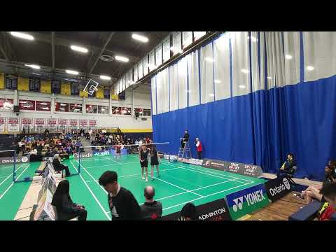 Final GD U17- Mengyao TIAN /Kaylee WANG vs Katie LAU/ Lyric SU at Junior National Championships 2023