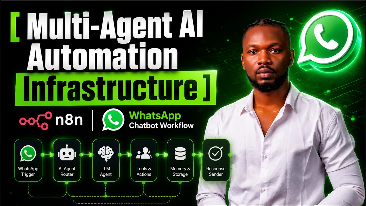 I built a Multi-agent workflow that connect whatsapp to n8n