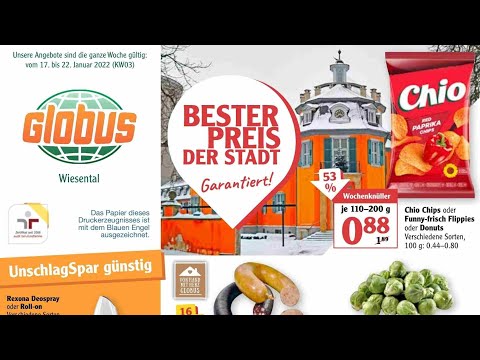 🛒 Globus Katalog Prospekt 17. bis 22. Januar 2022 - Neuigkeiten, Angebote Deutschland 🇩🇪