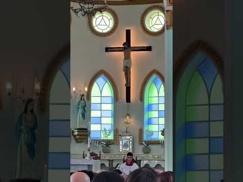 Interior da Igreja em Leandro Ferreira/MG do Padre Libério! #padres #turismo #shorts