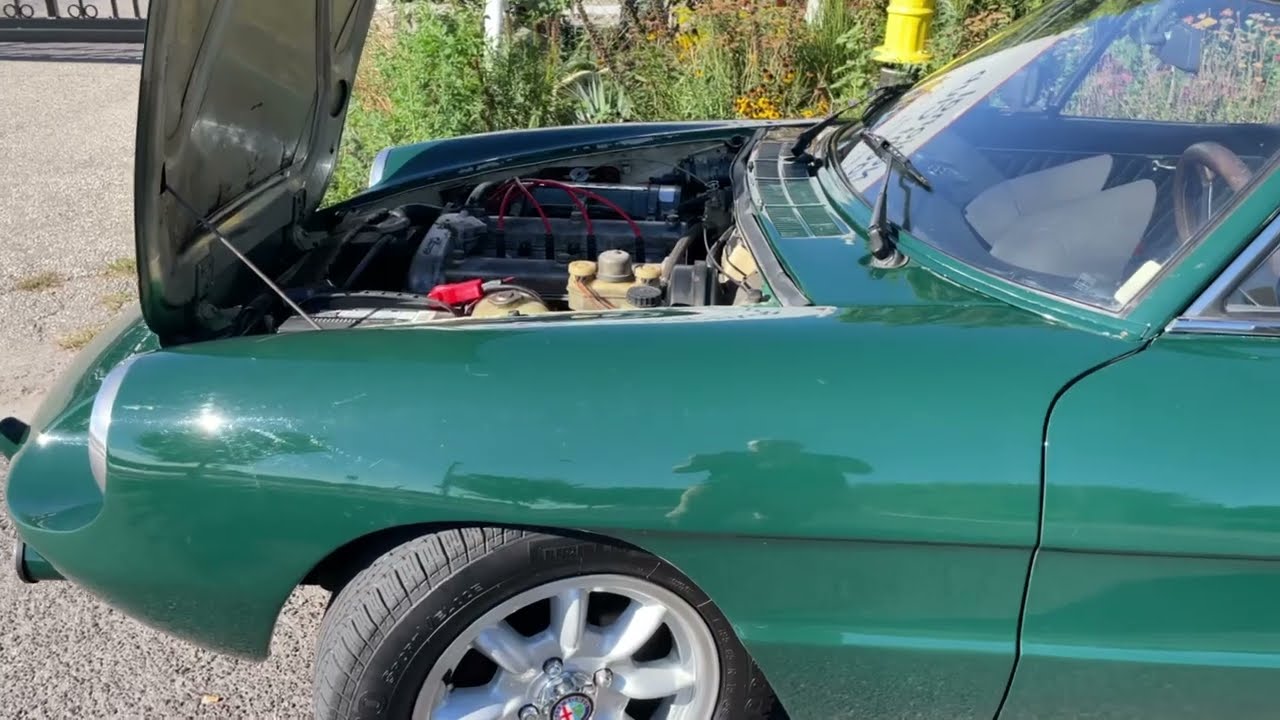 **SOLD  By Auction** No Reserve 30 years owned 1974 Alfa Romeo 2000 Spider Veloce 5-Speed Manual – Restored and Modified