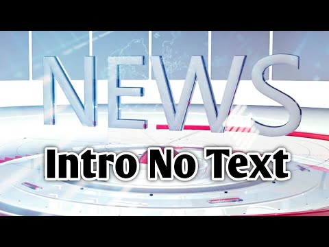 Free Intro News Video No Text Template | Background Berita