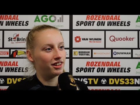 Marloes Koning van DVS'33 Ermelo VR1: "Ik vind het geweldig bij DVS!"