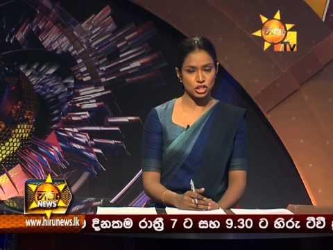 Hiru News 9.30 PM September 22, 2014
