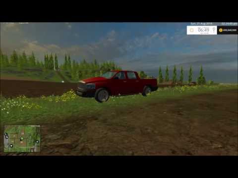 Let's Play- Farming Simulator 15 Ep. 1- Buying Fields And Harvesting!!!