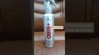 Schwarzkopf heat protection spray|for burn hair for damage hair|strong control|best results|hair pro