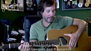 1st Lefty Beginner Guitar Lesson, Left &amp; Right Hand Technique