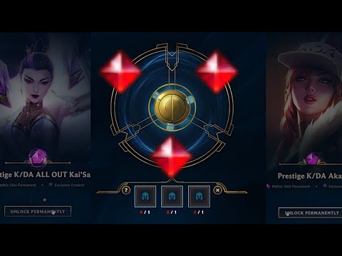 What Happens If I Reroll 3 legendaries ? | LoL | Reroll = Prestige Skin